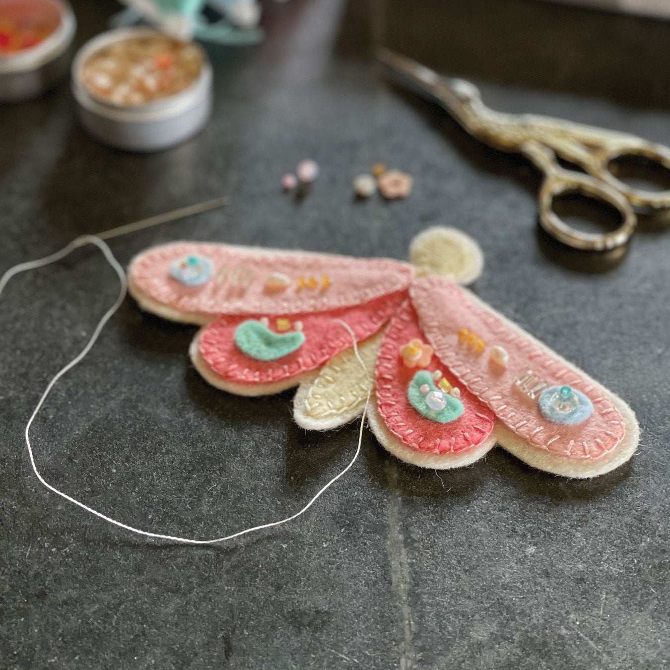 Felt Butterfly and Moth Patches