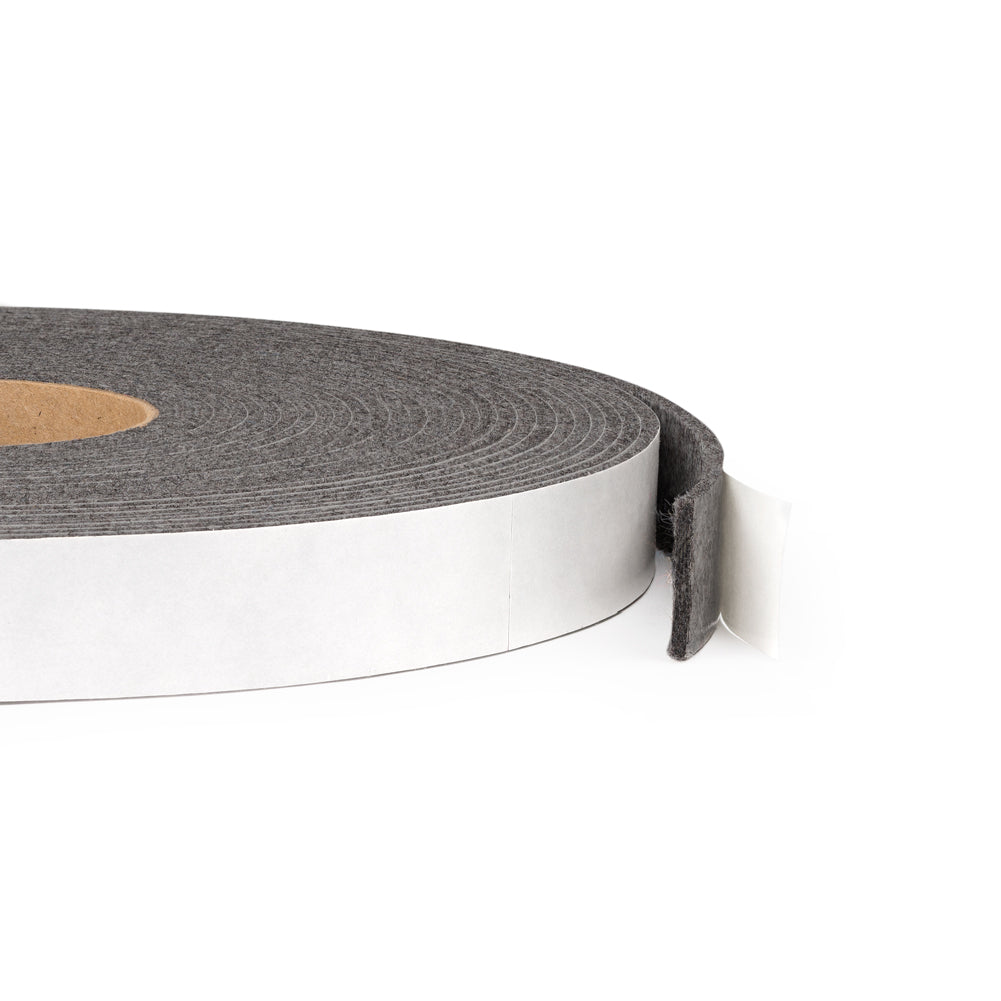 F-26 Industrial Felt Stripping with Adhesive - 50' Long