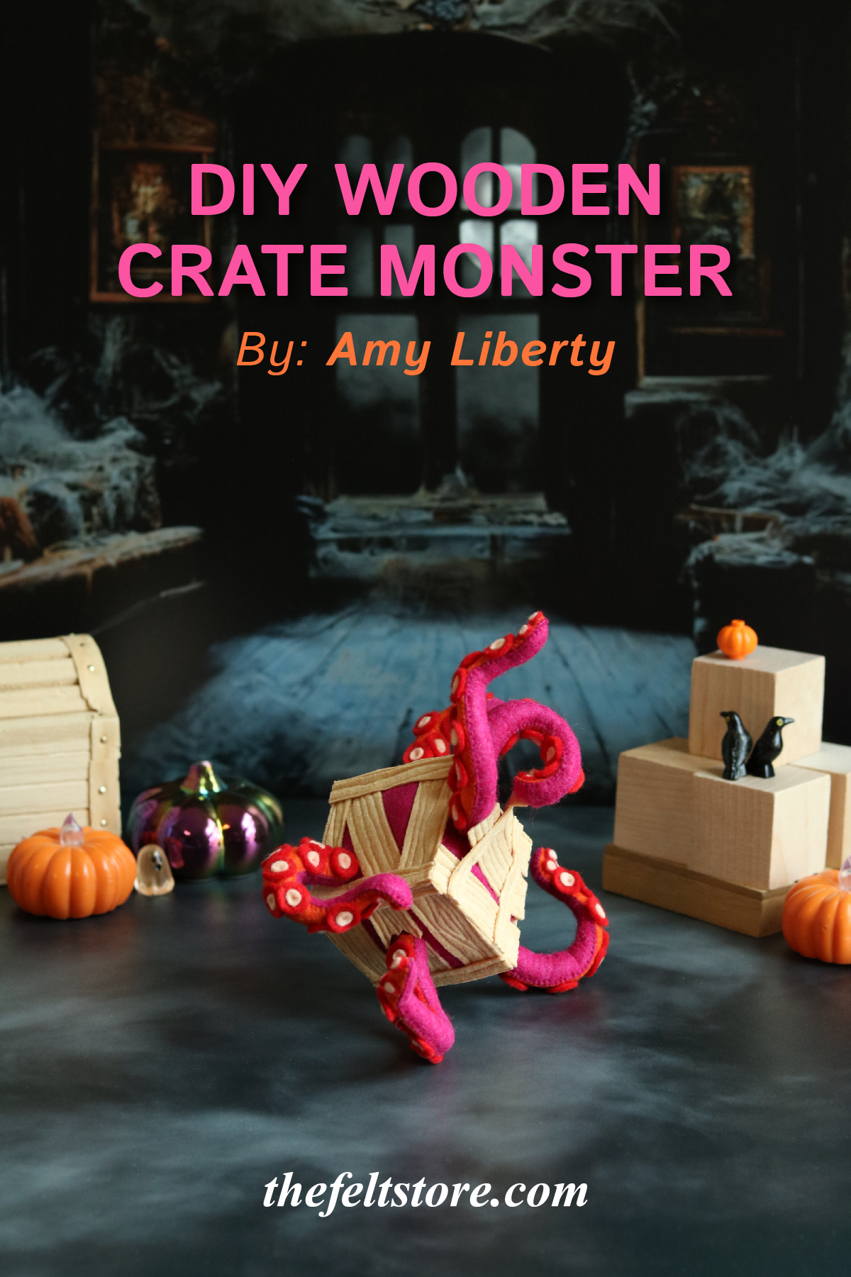 DIY Wooden Crate Monster