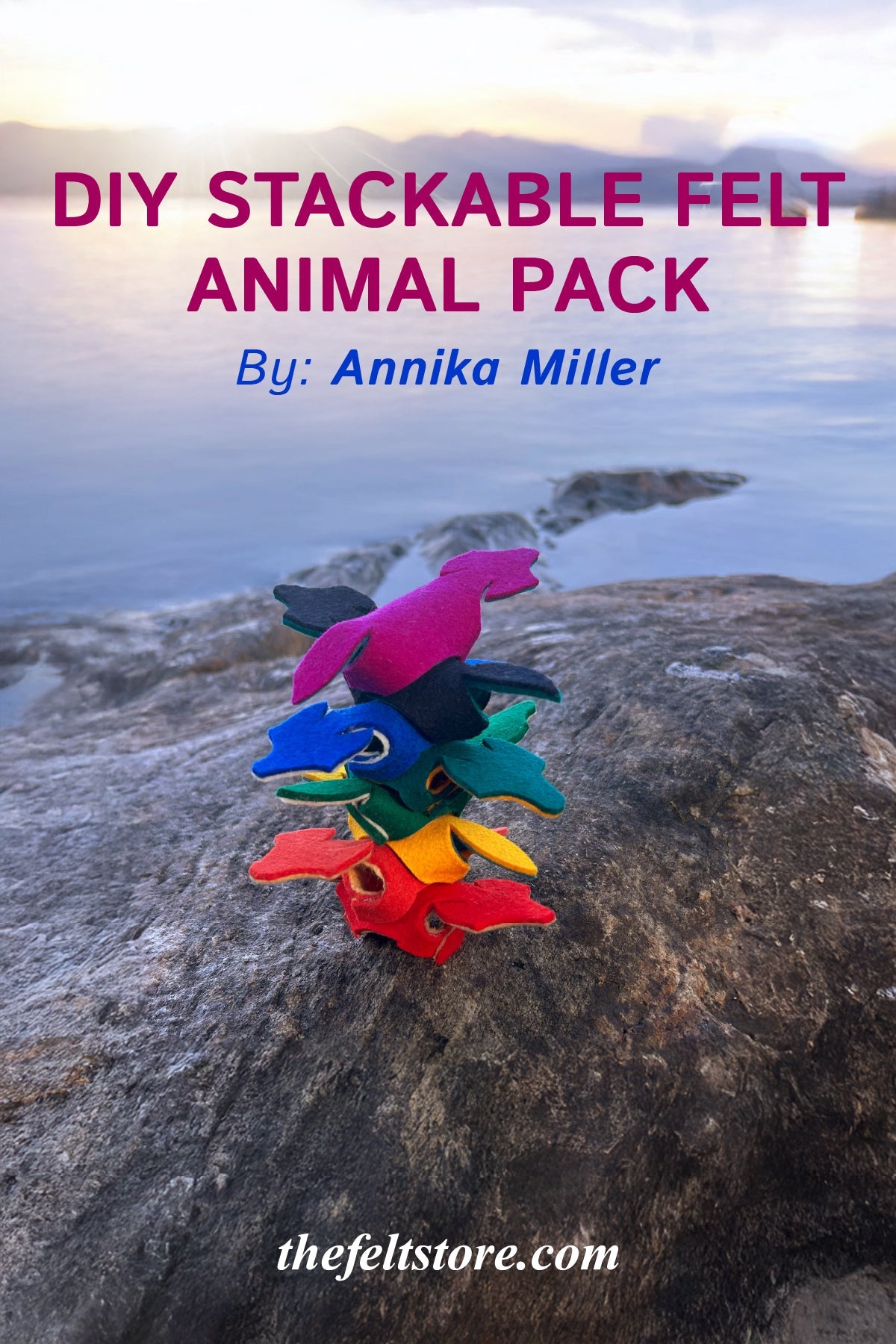 DIY Stackable Felt Animal Pack