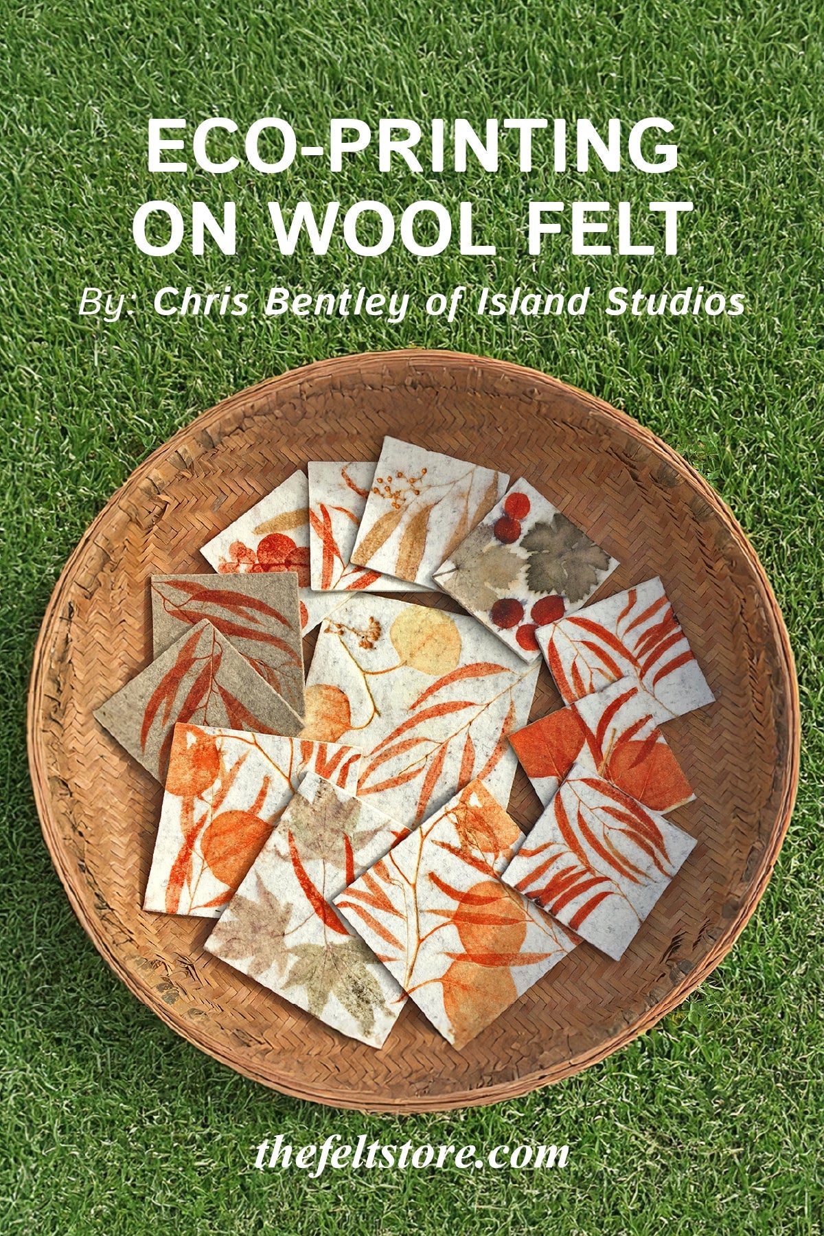 Eco-Printing on Wool Felt