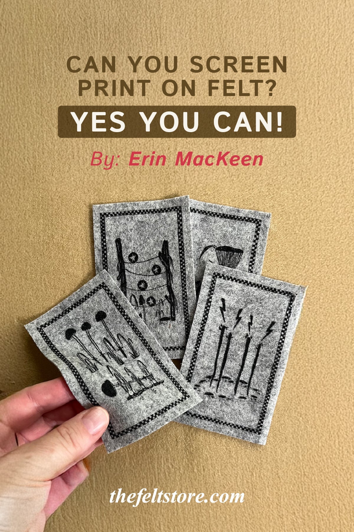 Can You Screen Print on Felt? YES You Can!
