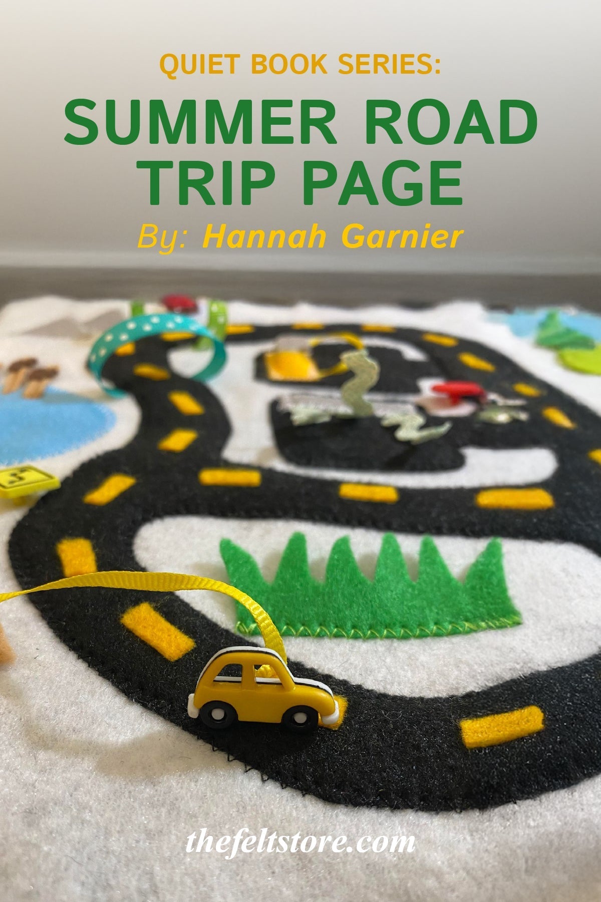 Quiet Book Series: Page 1 - Summer Road Trip