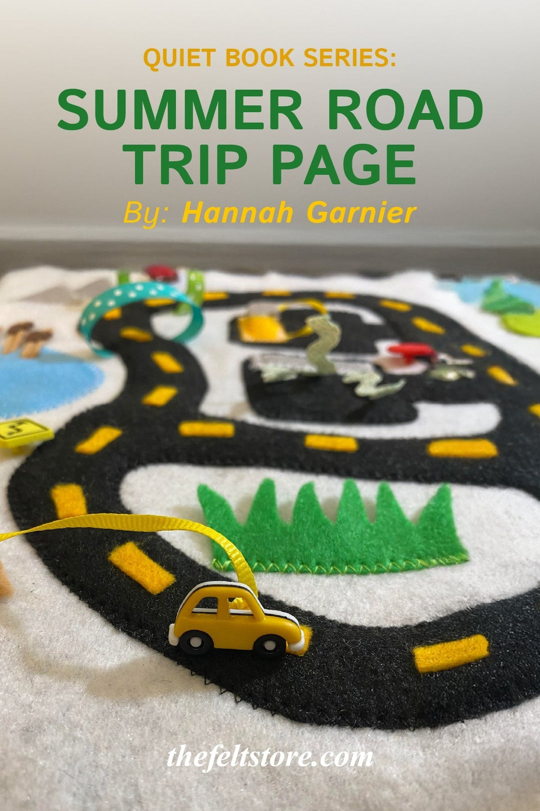 Quiet Book Series: Page 1 - Summer Road Trip
