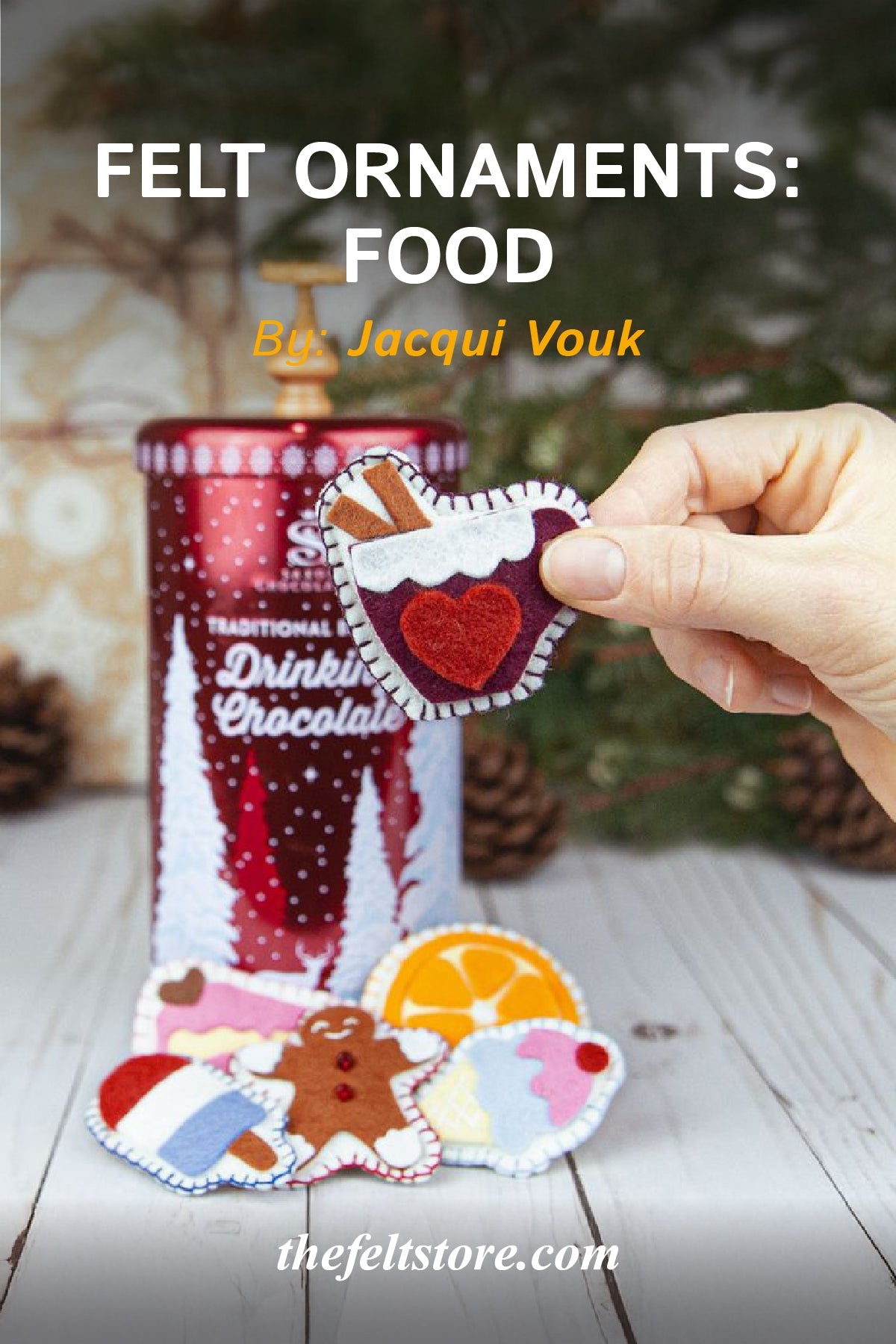 Week 2: Felt Ornamnets - Food {Template}