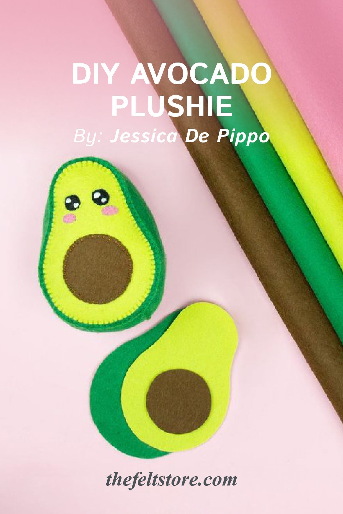Avocado Plushie {Template}
