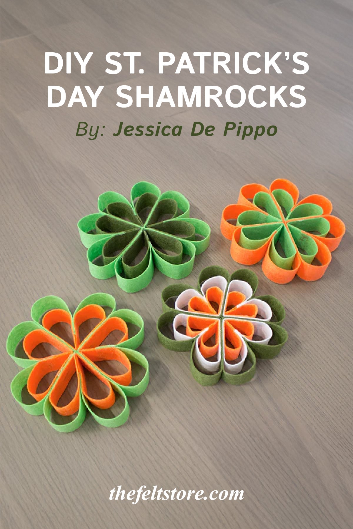DIY St. Patrick’s Day Shamrocks