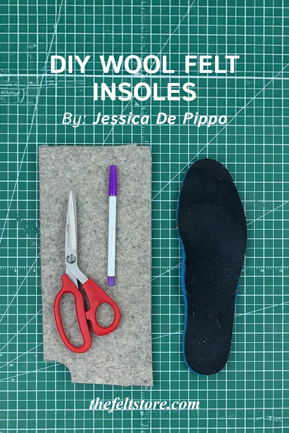 DIY Wool Felt Insoles