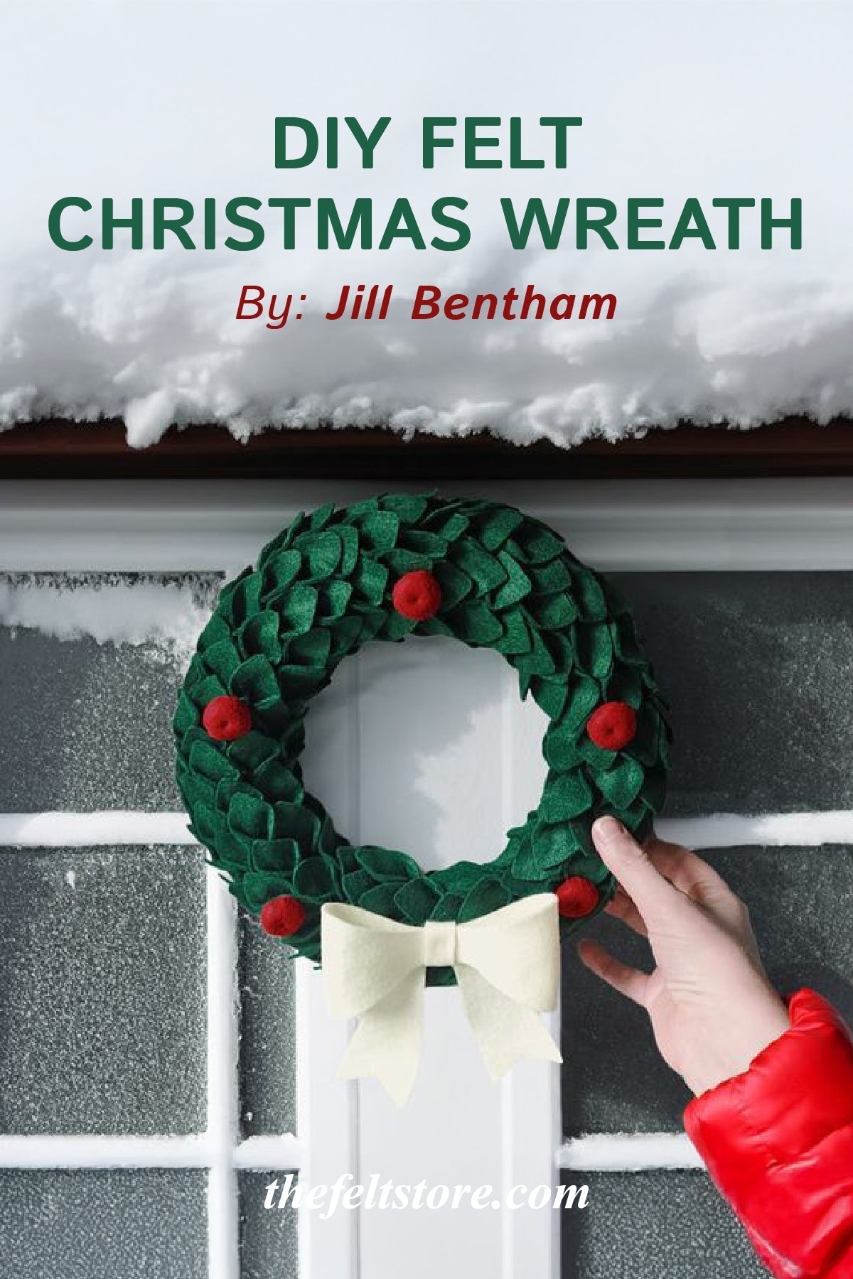 DIY Felt Christmas Wreath