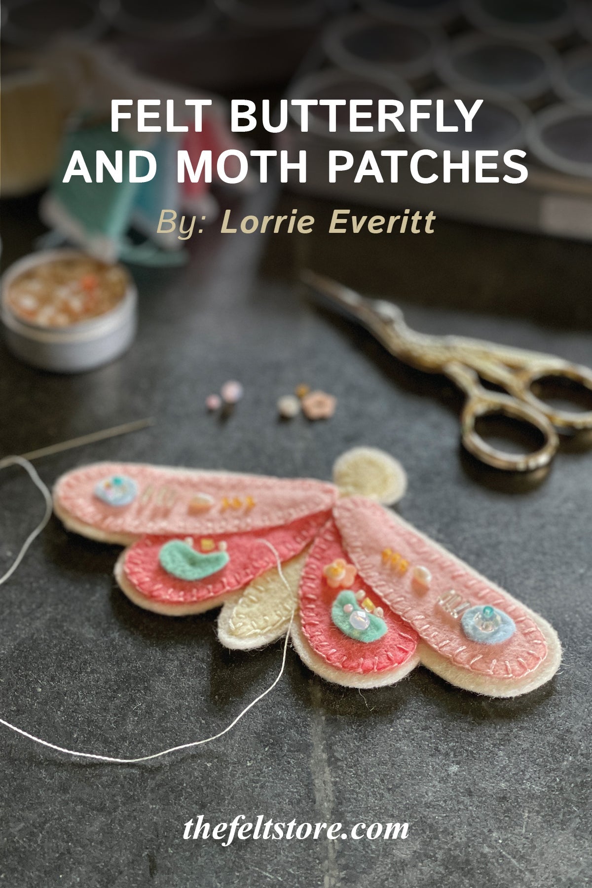 Felt Butterfly and Moth Patches