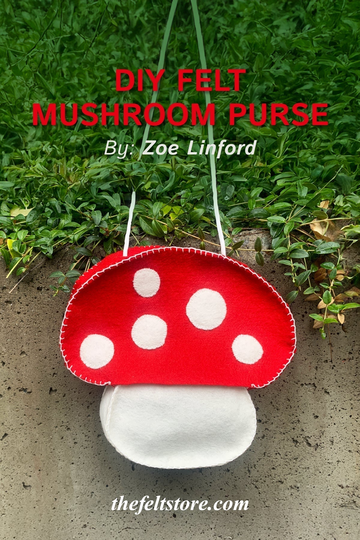 DIY Felt Mushroom Purse
