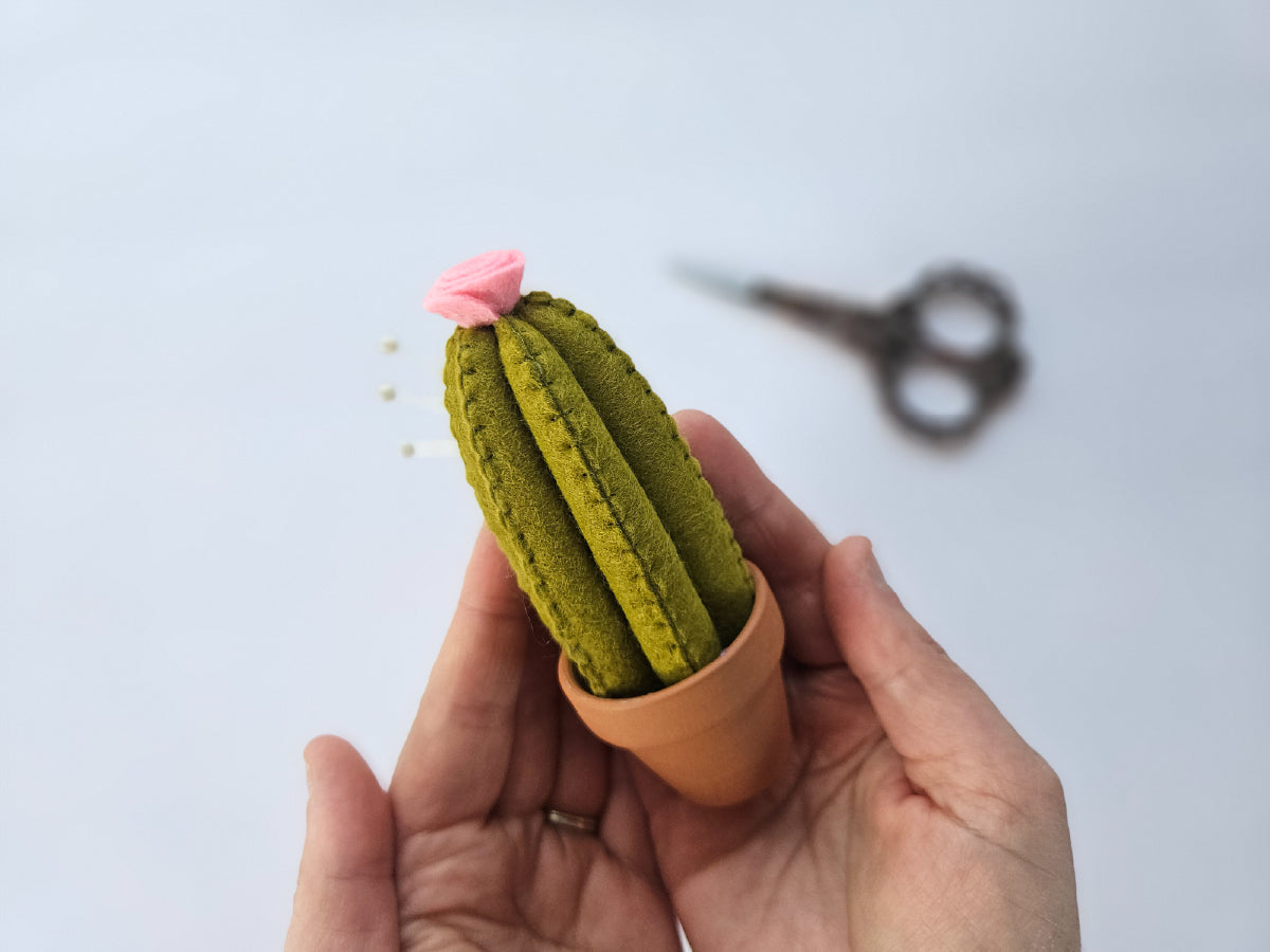 DIY Felt Cactus Pin Cushion