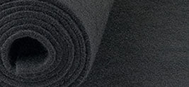 100% Wool Felt Fabric #64373 - Black