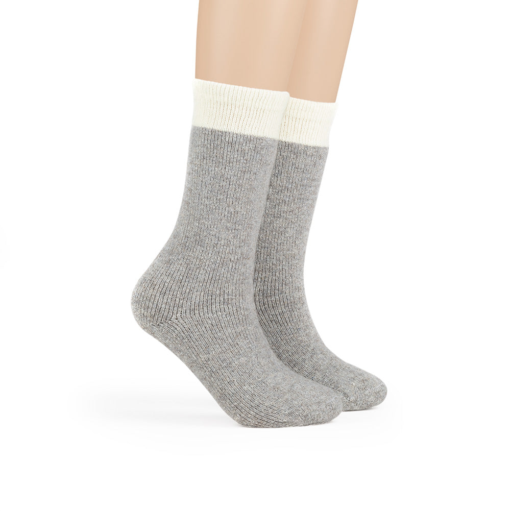 Women's Thermal Wool Socks - Black, Denim, Gray (1241C01), 3 Pack - FINAL SALE