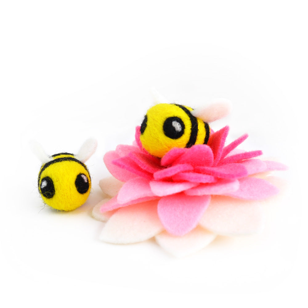 Bees and Flower Needle Felting Kit