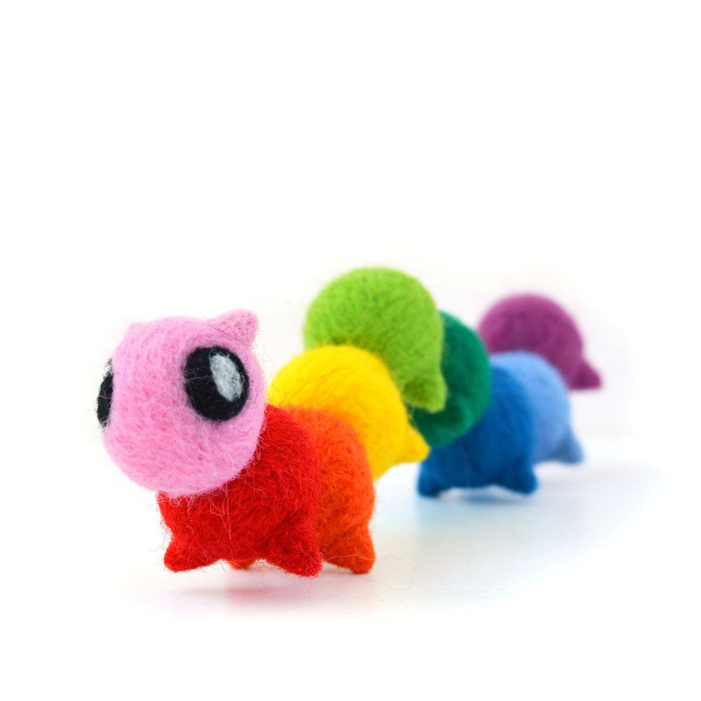 Caterpillar Needle Felting Kit