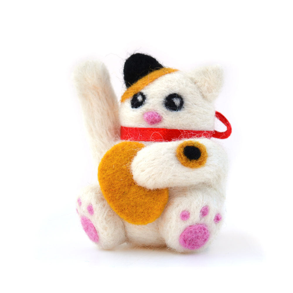 Lucky Cat Needle Felting Kit