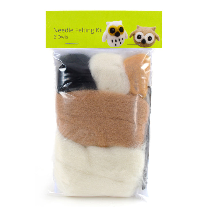 Owl Needle Felting Kit