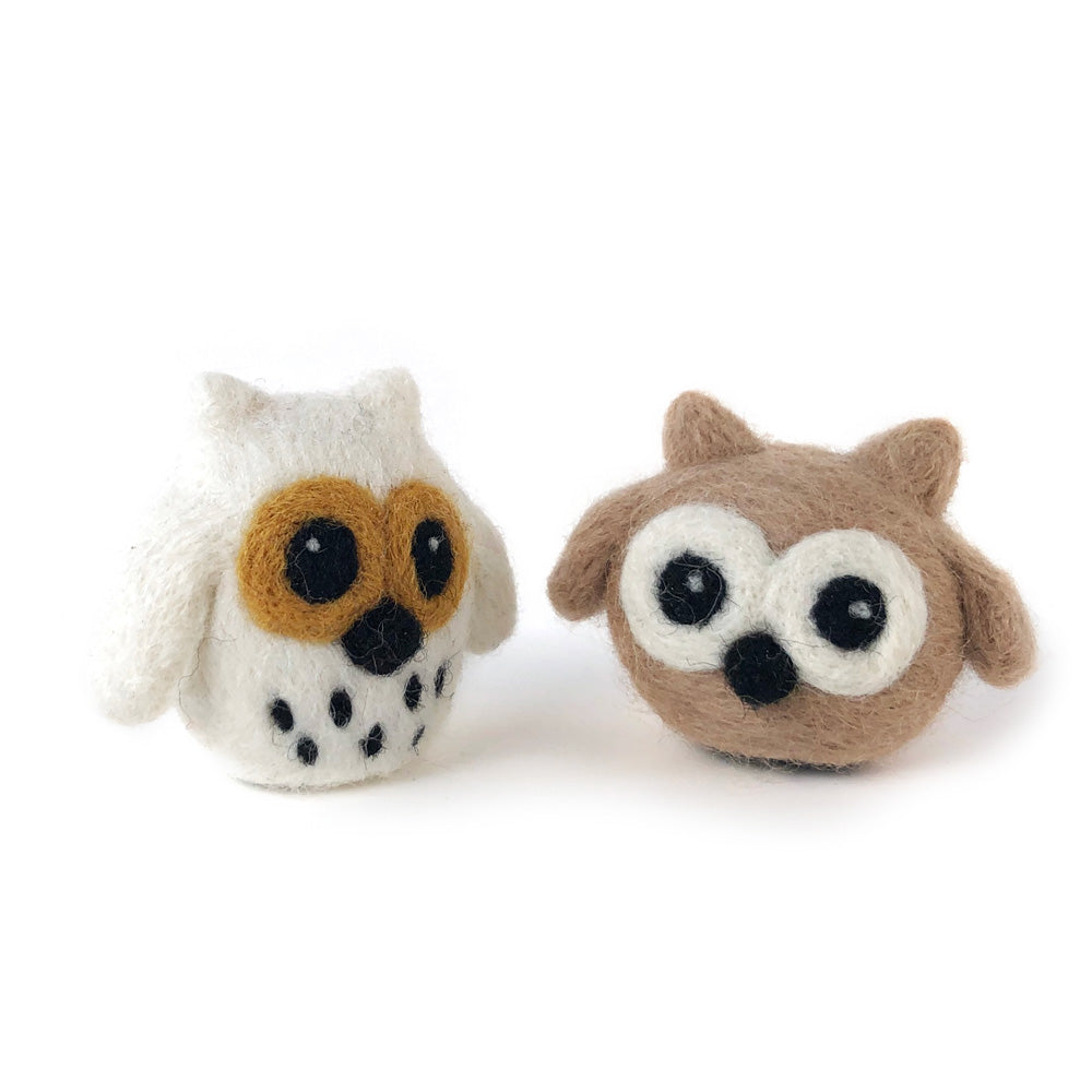 Owl Needle Felting Kit