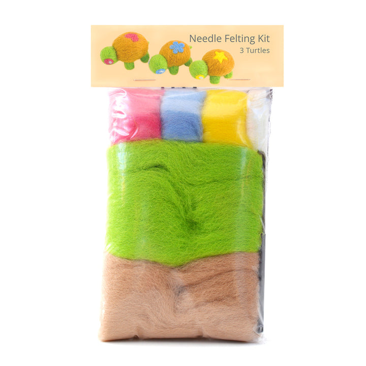 Turtle Needle Felting Kit
