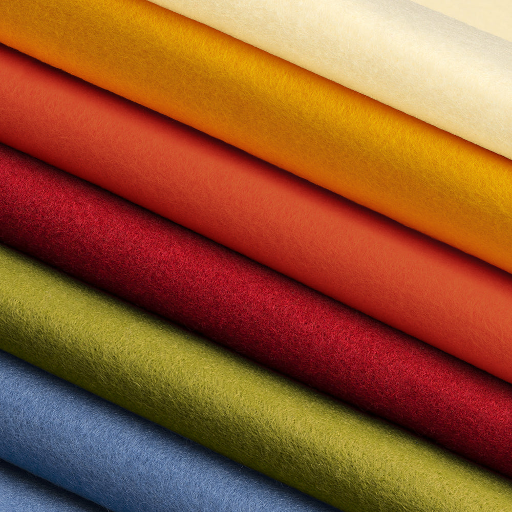 Premium Wool Blend Craft Felt Sheets - Value Packs