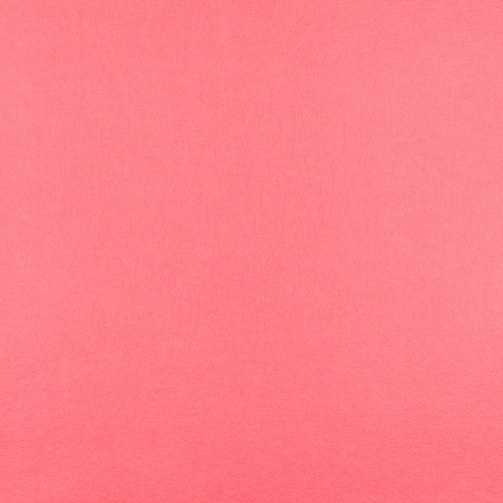 Coral Pink Felt Sheet, Pink Wool Felt