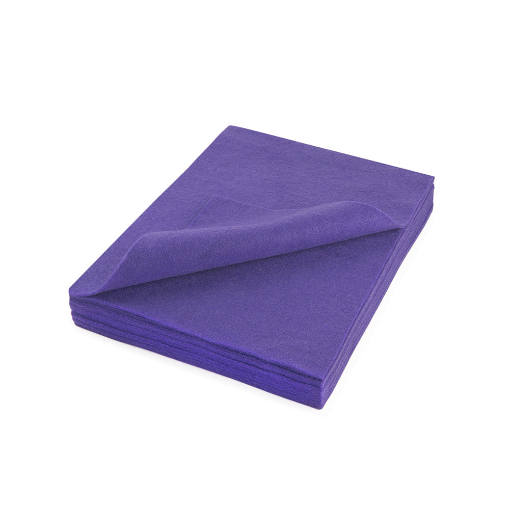 Acrylic Craft Felt Sheets - 9" Wide x 12" Long