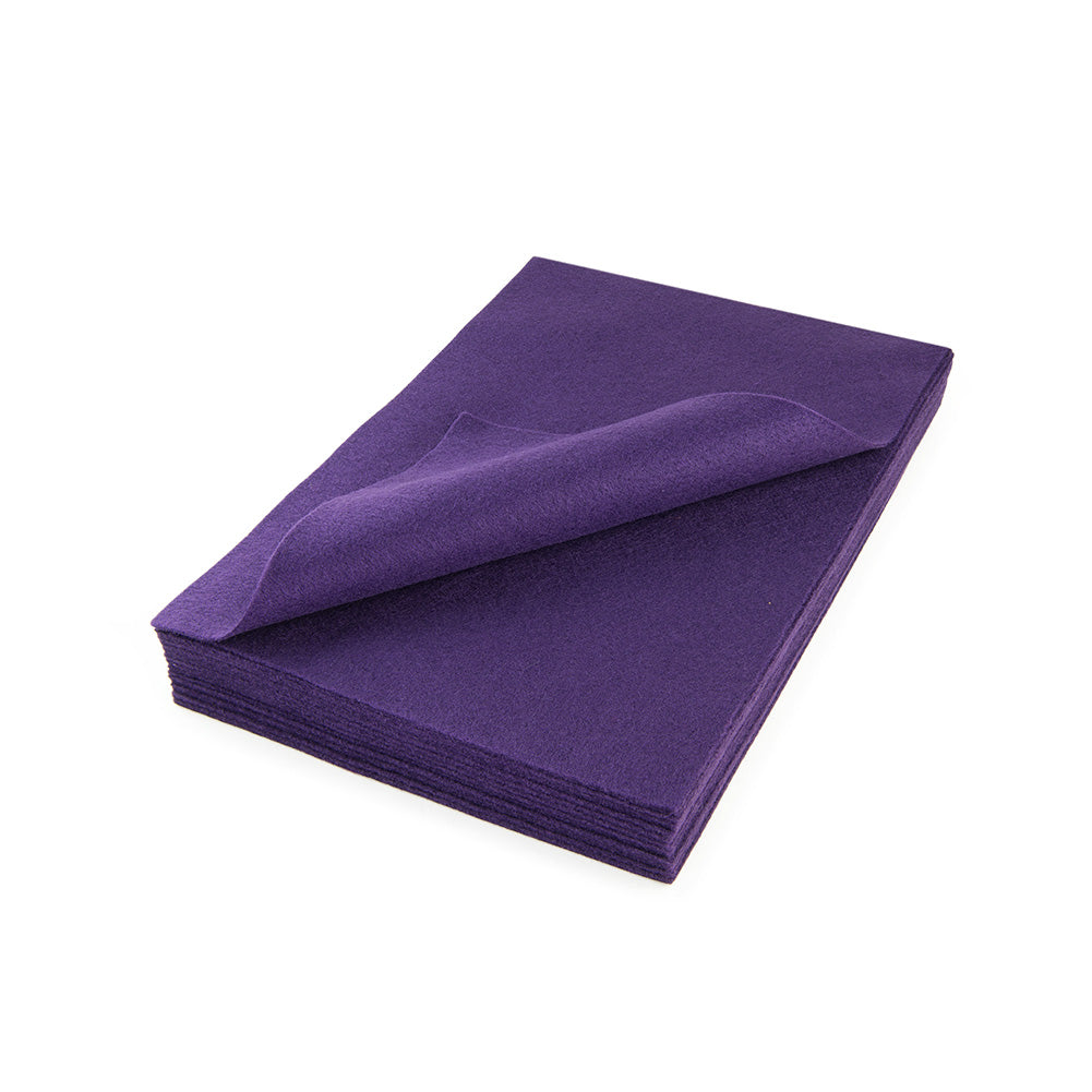 Acrylic Craft Felt Sheets - 9" Wide x 12" Long