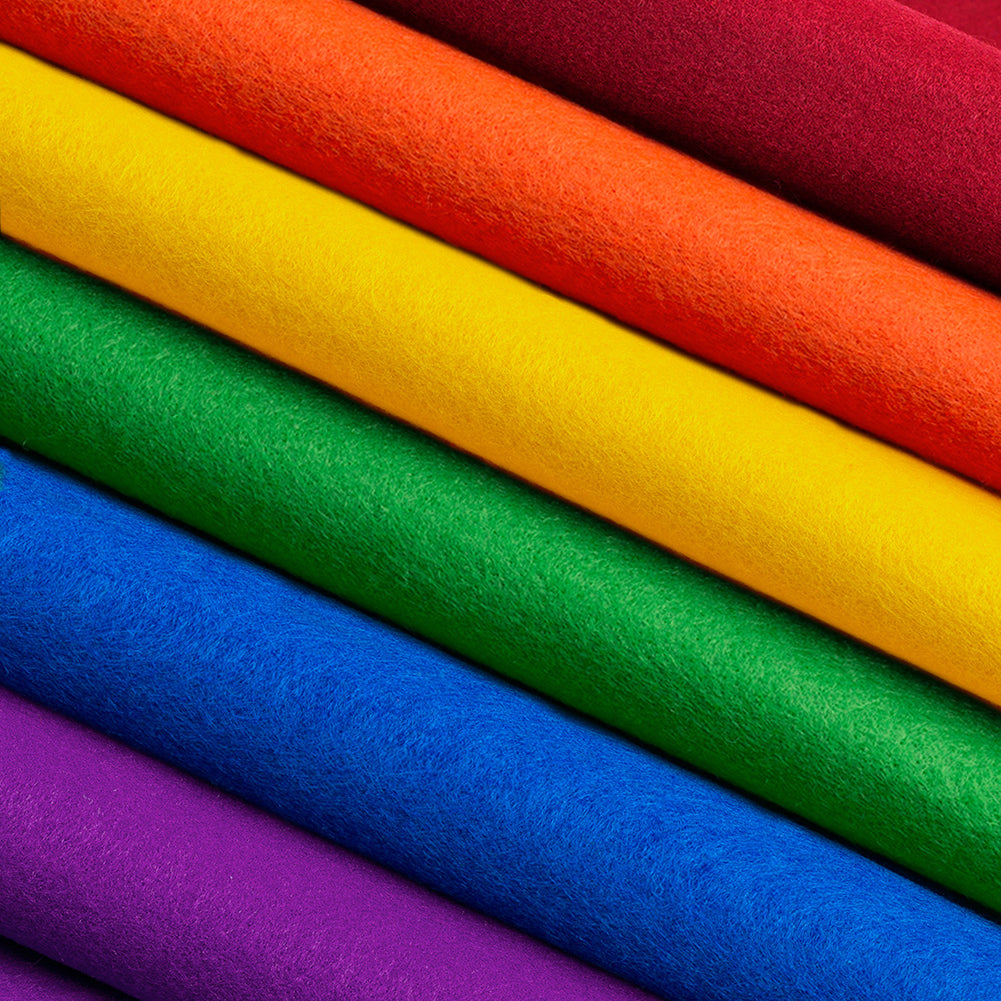 The Felt Store - Craft the rainbow with our acrylic felt value pack.🌈  #happystpatricksday Each of our value packs include a total of 25 sheets  per color. This plush felt is easy