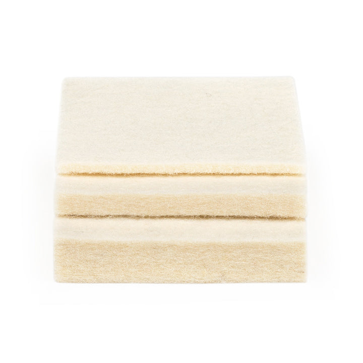 F-10 Industrial Felt Samples - 1/8" 1/4" 1/2" Thick