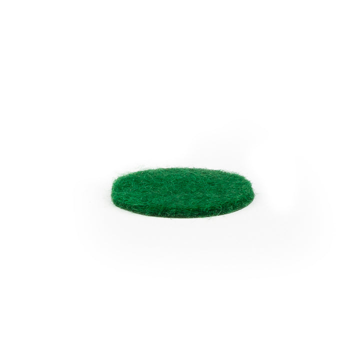 3/8" Diameter Light Duty Felt Pads By Roll - Green